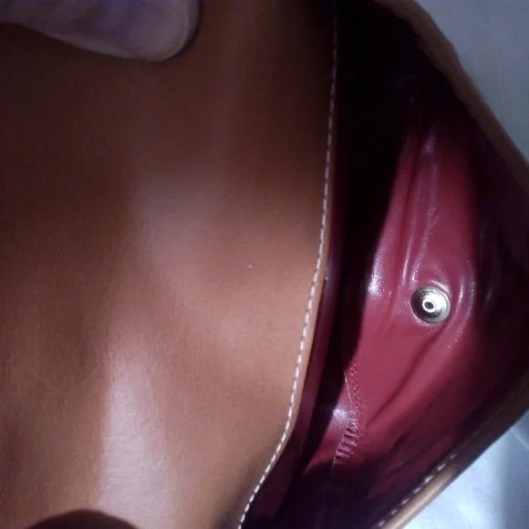 Dooney Bourke Leather and Cloth Monogram Wristlet Mini Bag - Picture 8 of 8